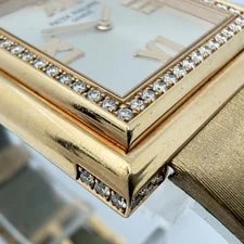 2000s Patek Philippe 4868R Gondolo 28mm 18K Yellow Gold Diamond 3
