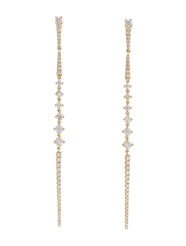 14K 1.00 Ctw Thread Drop — Jewelry — resale