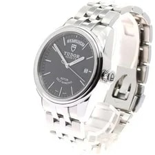 Tudor Glamour Date-day 56000 39mm SS Black #C8271 2