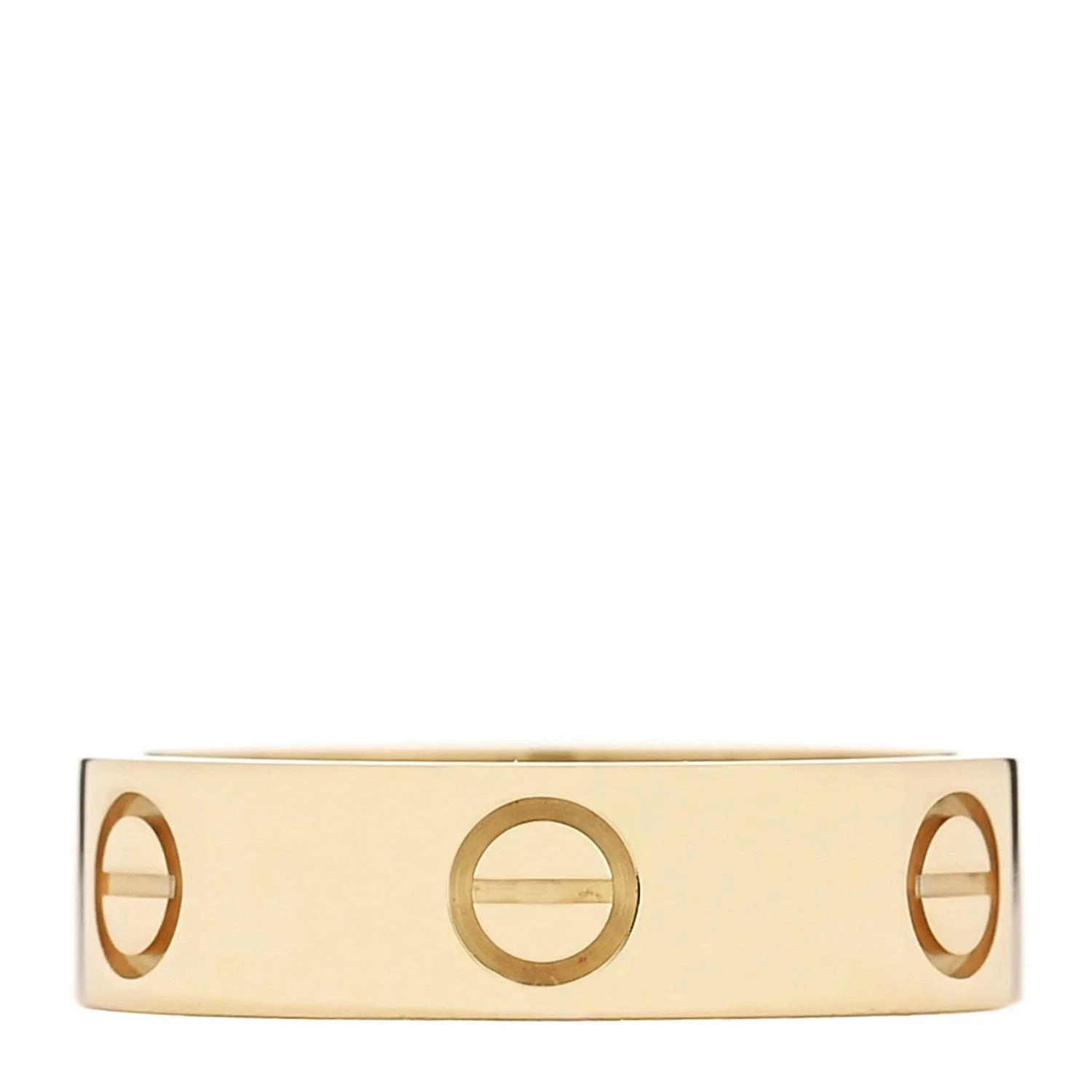 Cartier — 18K Yellow Gold 5.5mm Love 56 7.75 — Jewelry — resale