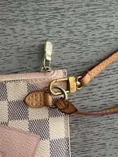 EXC! Louis Vuitton Neverfull Tahitienne Pochette Wristlet 3