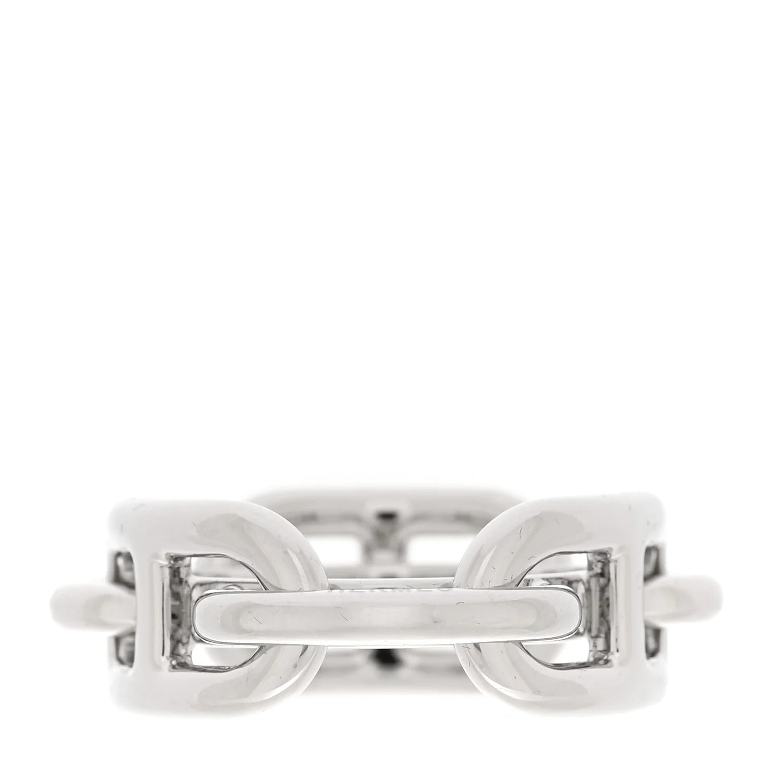 Hermès — Palladium Regate Scarf Ring — Accessory — resale