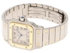 Cartier Santos Galbee LM W20011C4 Yellow Gold / Stainless Steel 29mm #DW1032 3