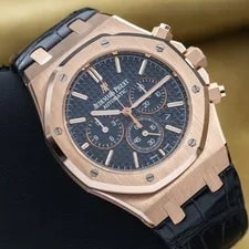 Audemars Piguet Royal Oak Chrono 41mm Rose Gold 26320OR Black Dial - Full Set 2