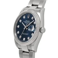 Rolex Datejust 36 126234G 36mm Stainless Steel Blue #WW914 2