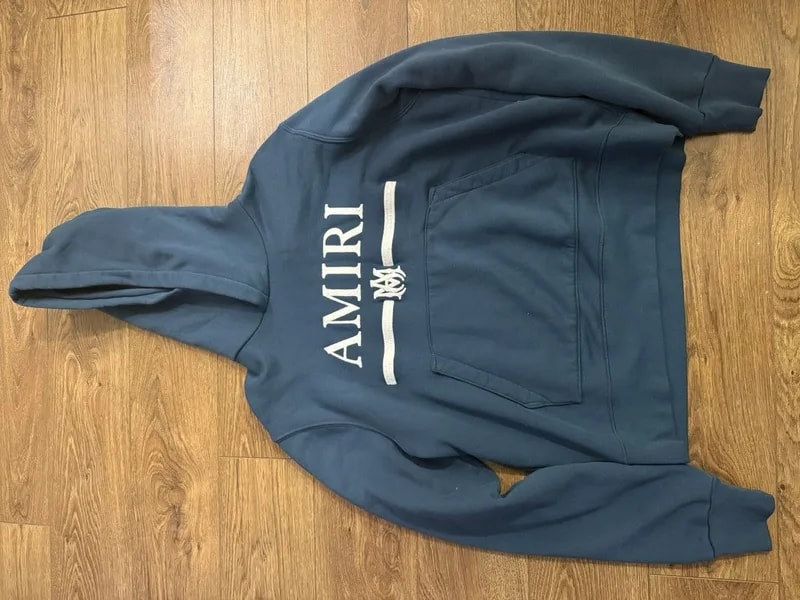 Amiri — Amiri M.A. Bar Embroidery Hoodie — streetwear — resale