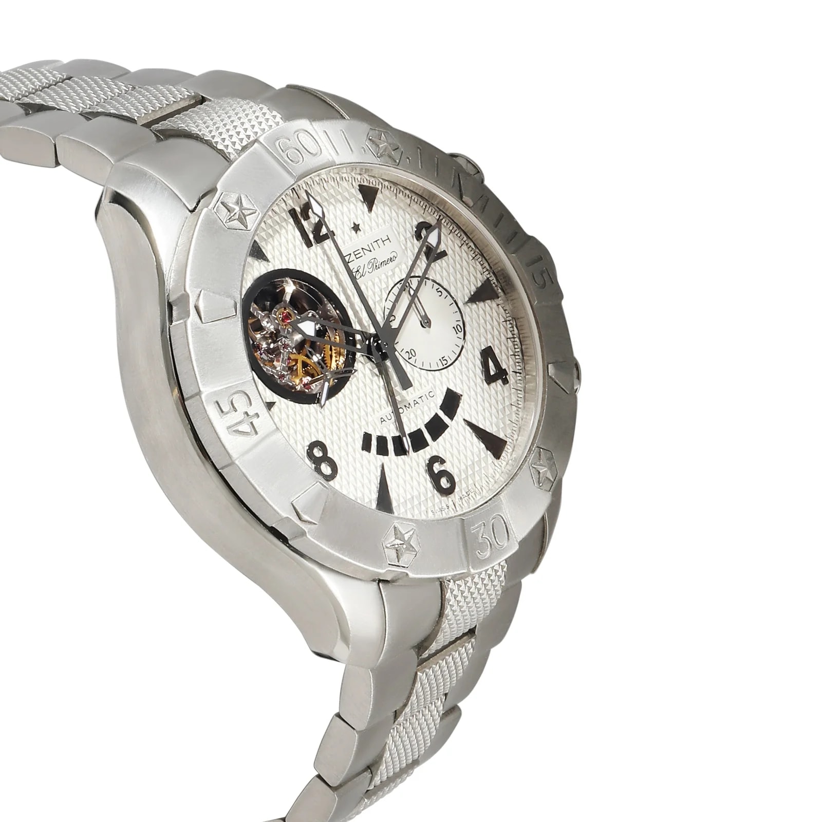 Zenith Defy Classic 03.0526.4021 Stainless Steel Silver Wrist 4