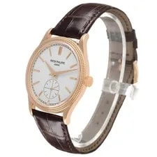 Patek Philippe Calatrava Rose Gold Silver Dial 6119 6119R Box Papers 3