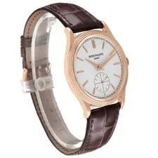 Patek Philippe Calatrava Rose Gold Silver Dial 6119 6119R Box Papers 4