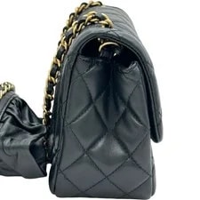 Chanel Frill Strap Flap AS2203 30 Series GHW #495 4