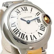 Cartier Baron Blue SM W69007Z3 Watches Stainless Steel/K18YG Yellow Gold Qu... 2