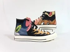 Converse Chuck All Star High 70 X Tom & Jerry Oversized Print Shoes Sz 11 NEW 2