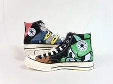 Converse Chuck All Star High 70 X Tom & Jerry Oversized Print Shoes Sz 11 NEW 3