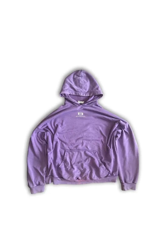 Balenciaga — Balenciaga Acid Washed Hoodie Unity Logo — streetwear — resale