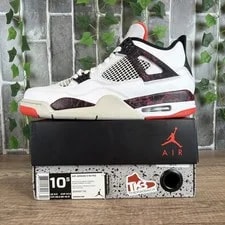 Size 10.5 – Air Jordan 4 Flight Nostalgia Citron 2019 308497-008 Vnds 4