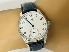 IWC Portugieser Automatic 40 IW358304 Silver Excellent A7315 2