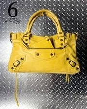 Balenciaga — Balenciaga First Moto City in — Handbag — resale