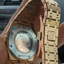 Audemars Piguet Royal Oak Automatic Rose Gold Black Dial 2