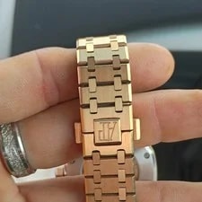 Audemars Piguet Royal Oak Automatic Rose Gold Black Dial 3