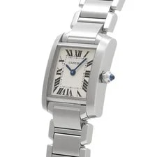 Cartier Tank W51008Q3 ( 2384) 18mm Stainless Steel Silver #WW6692 2
