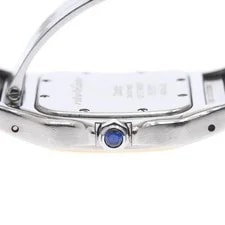 Cartier Santos Galbé LM W20011C4 29mm SS Beige #C21641 4