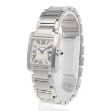 Cartier Tank Francaise SM Stainless Steel 2384 Quartz 3