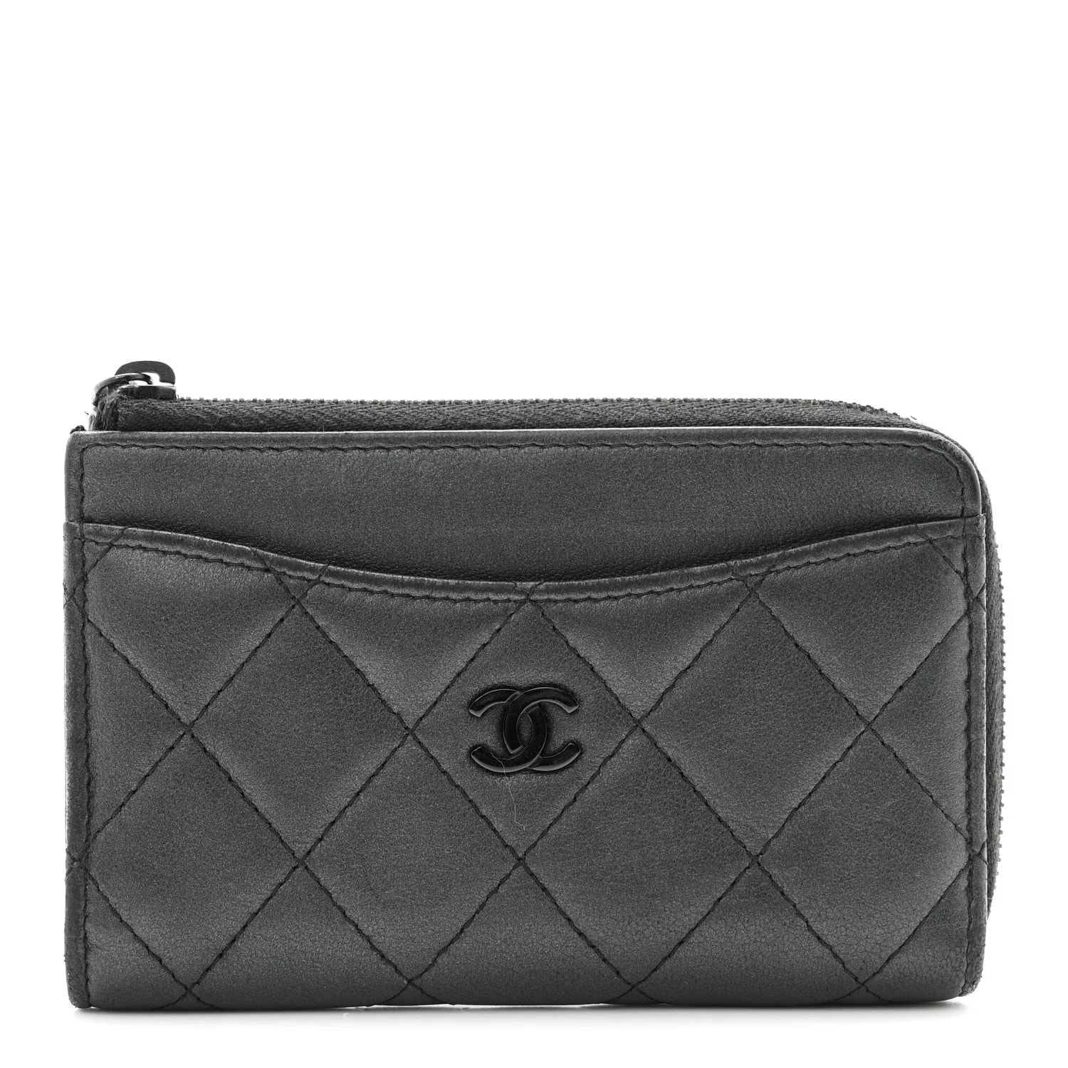 Chanel — Pearly Zip Card Holder So — Accessory — resale