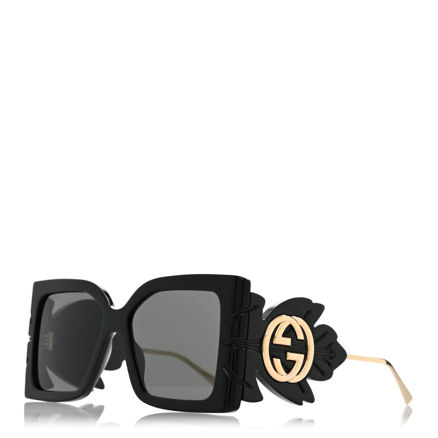 Gucci — Acetate Square Frame Wing Sunglasses GG0535S — Accessory — resale