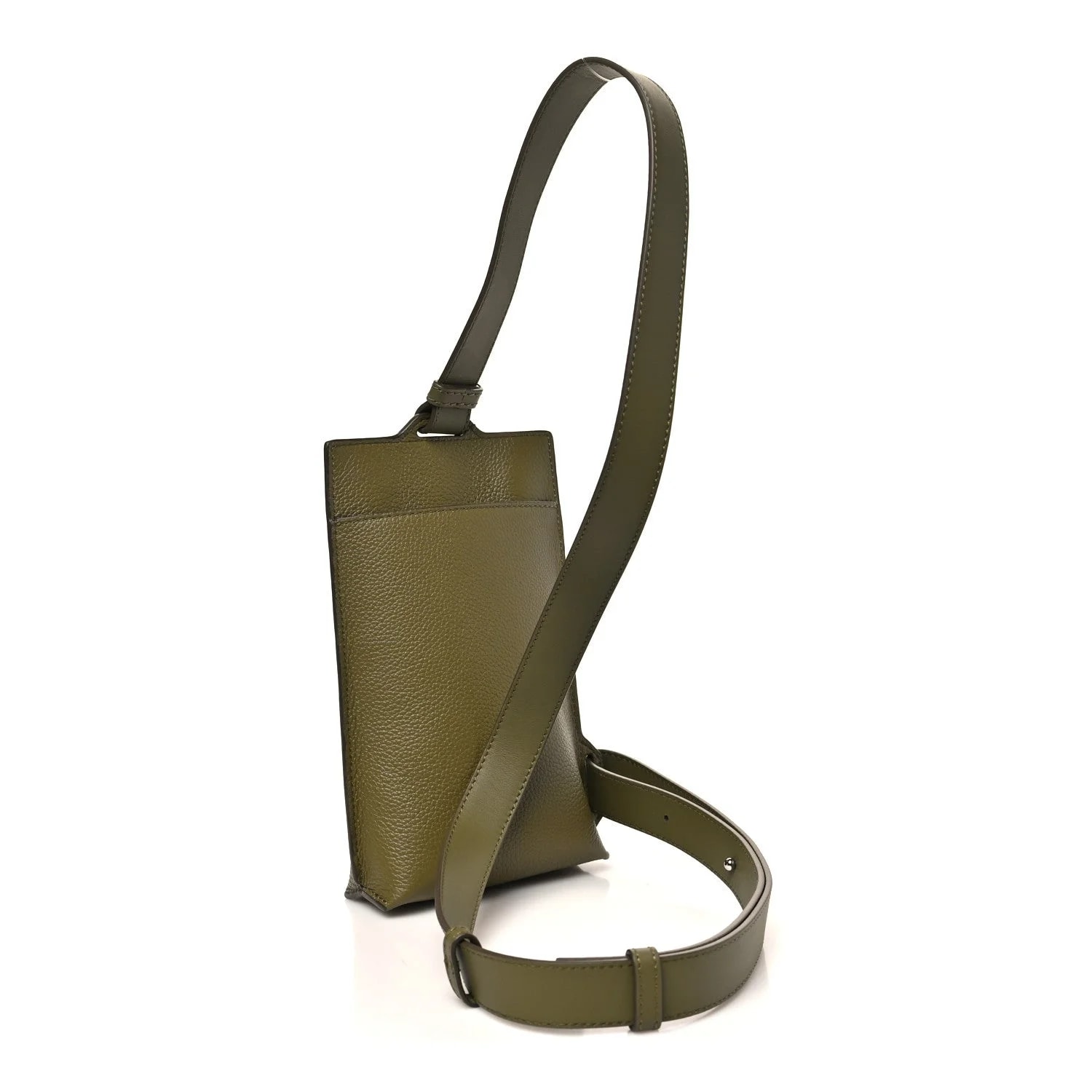 Soft Grained Vertical T-Pocket Crossbody 2