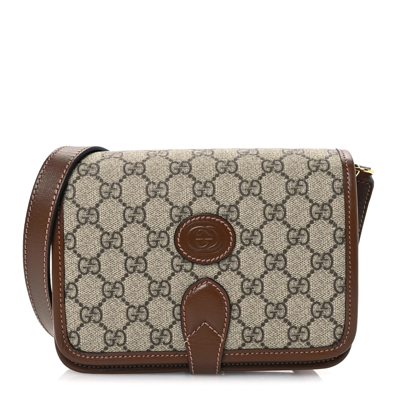 Gucci — Azalea Mini Retro Interlocking G Flap Sugar — Handbag — resale