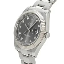 Rolex DatejustII 116334G 41mm Stainless Steel Gray #WW5048 2