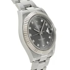 Rolex DatejustII 116334G 41mm Stainless Steel Gray #WW5048 3