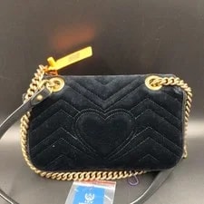 Gucci GG Marmont Series Logo Chain Quilted - Very Good #RFTDX5 4