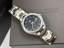 TAG Heuer — Tag Heuer Link WAT1112 Diamond Dial Quartz + Box - 40mm — Watch — resale
