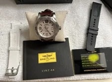 Breitling , A74387 Colt 44, White Dial, Case & Papers 3