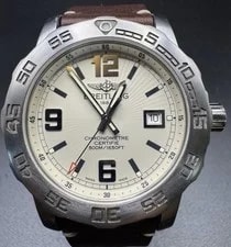 Breitling , A74387 Colt 44, White Dial, Case & Papers 4