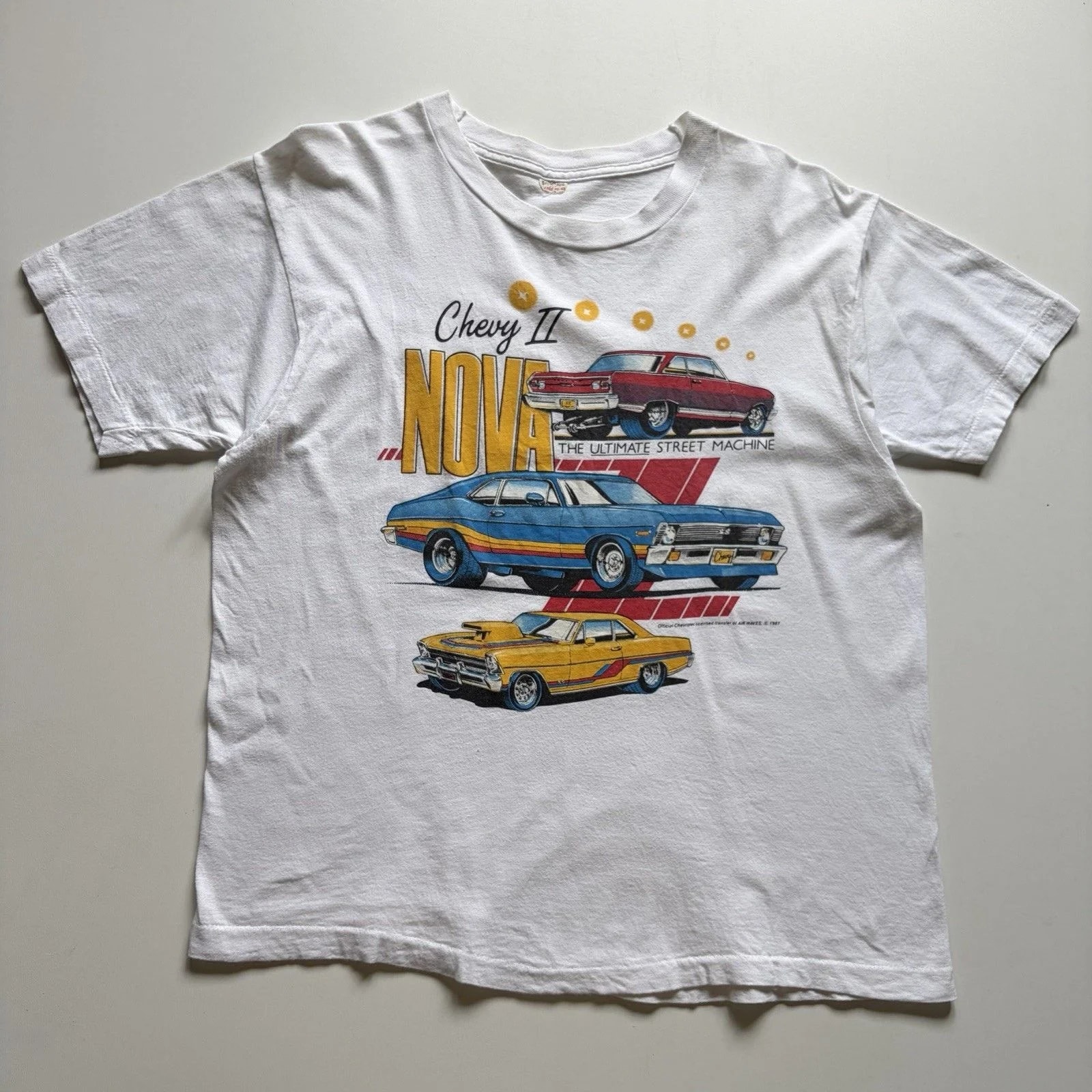 Chevrolet Nova Shirt Large Boxy Muscle Rod Art — streetwear — resale