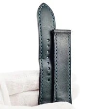 Cartier Santos Part Calf Leather Blue Strap From Japan 3