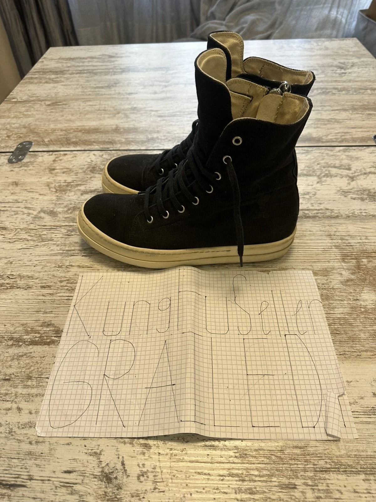 Rick Owens — Rick Owens Vegan Ramones 2017 — Sneaker — resale