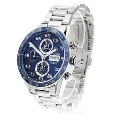 Tag Heuer — TAG Heuer Carrera Calibre 16 CV2A1V 44mm SS Navy #C5985 — Watch — resale