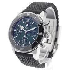 Breitling Superocean Heritage II A13313 44mm SS Green #C17179 2