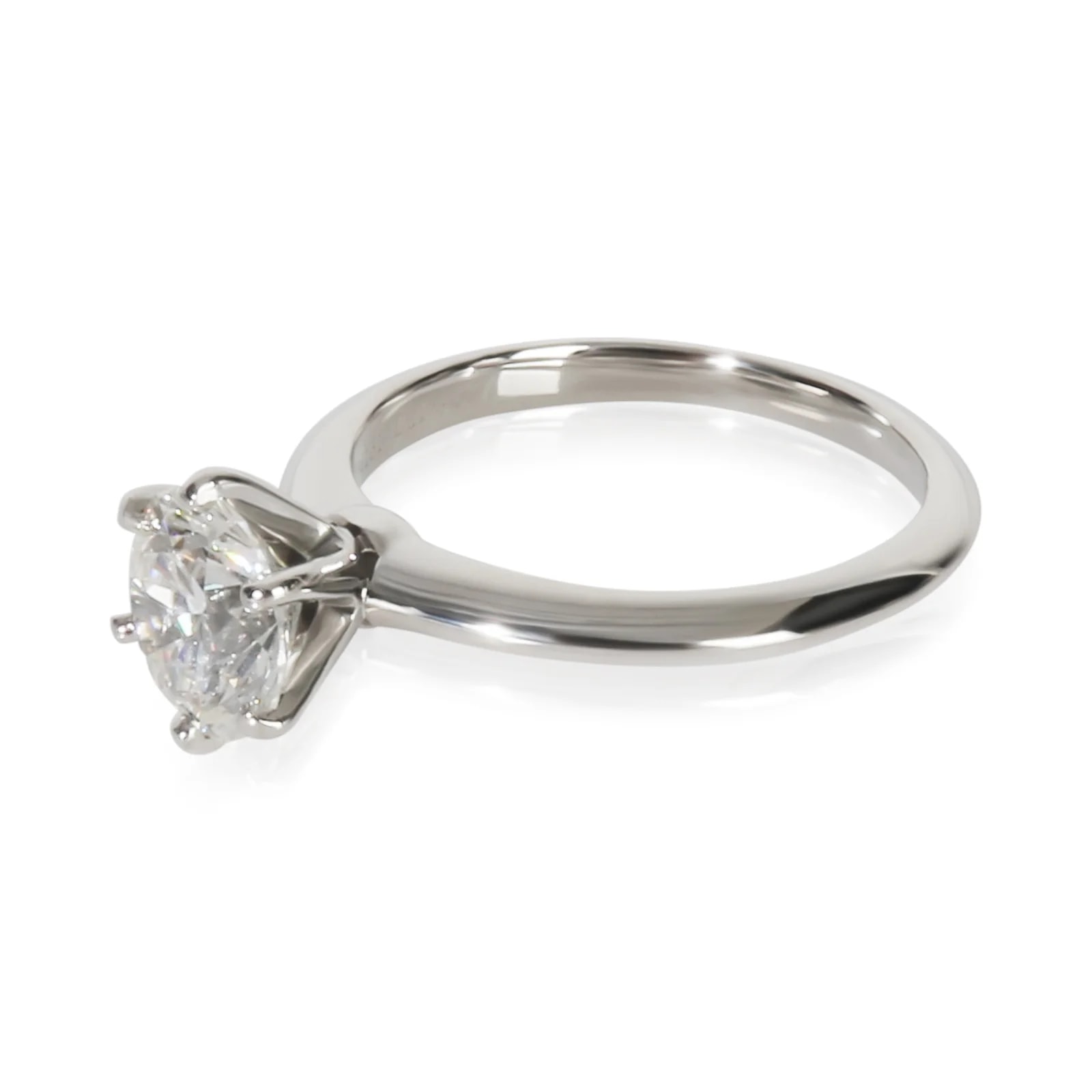 Tiffany & Co. 1.59 Ct Round Brilliant Engagement Ring 950 4