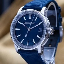 2025 Audemars Piguet Code 11.59 41mm Stainless Steel Blue AP 15210ST - Full Set 4