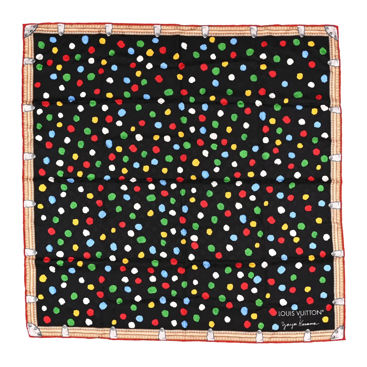 Louis Vuitton — X Kusama Painted Dots Scarf — Accessory — resale