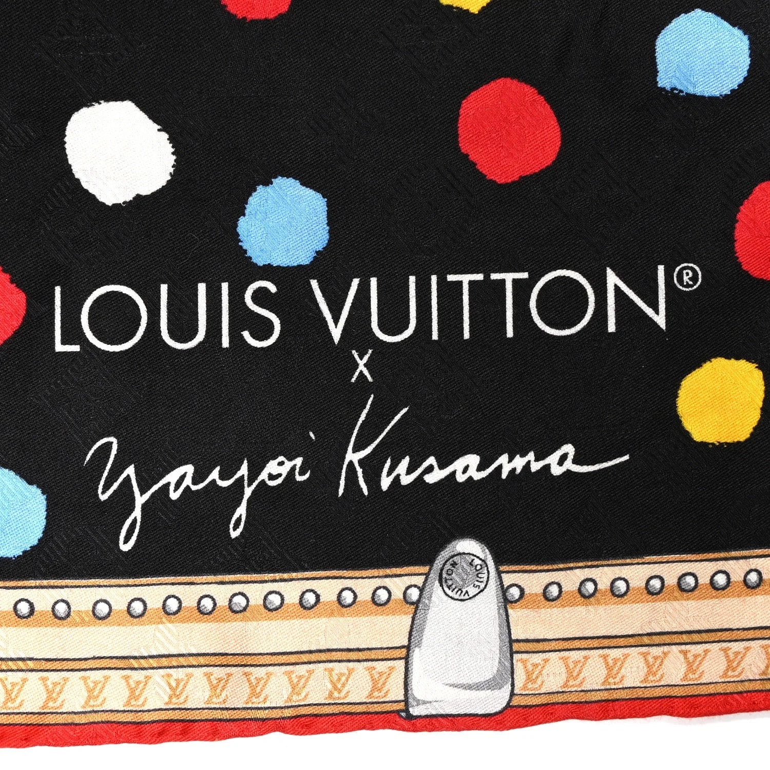 X Kusama Painted Dots Scarf 2