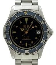 Heuer — Heuer (Pre-Tag) 34mm Midsize 2000 Series Blue Moon Dust Dial Ref: 972.613! — Watch — resale