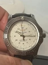 Breitling — Breitling Colt Chronometer Quartz 44mm A74388 With Leather Band and White Face — Watch — resale