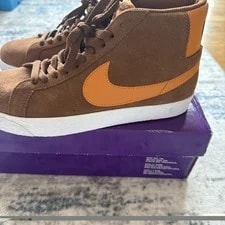 Nike SB Zoom Blazer Mid Pecan Light Curry 864349 203 3
