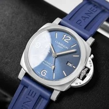 Panerai Luminor Blue Rubber Strap - PAM01033 3