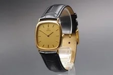 "As-is" Omega de Ville cal.1378 Square Gold 30mm Quartz Japan 3